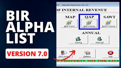bir alphalist 7.3 download|How to Download & Install BIR Alphalist Data Entry  .